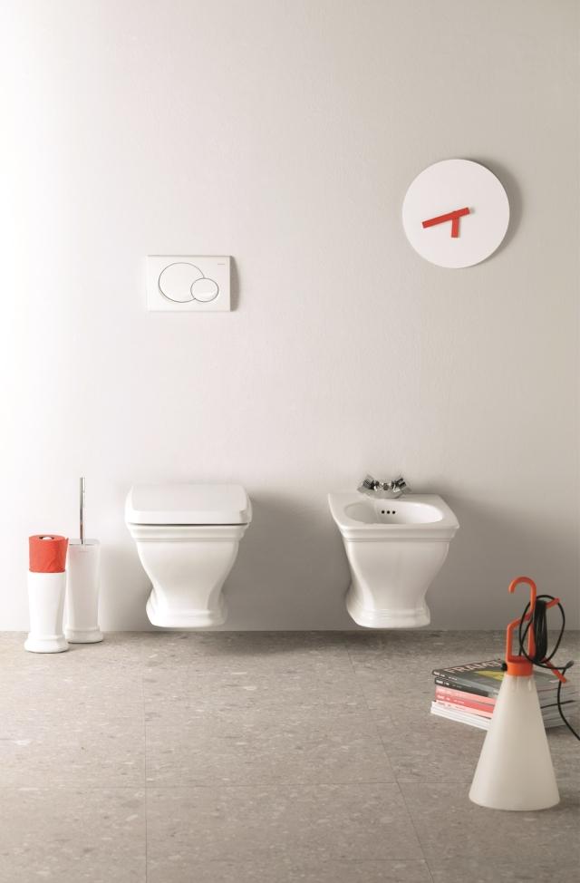 collezione Civitas il portarotolo da appoggio di TheArtceram in ceramica bianca collezione Civitas il portarotolo da appoggio di TheArtceram in ceramica bianca