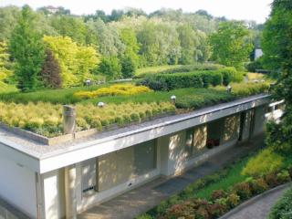 copertura piana di residenza (provincia di Monza e Brianza,) in stile neo-razionalista, pensata per giardino sul tetto copertura piana di residenza (provincia di Monza e Brianza,) in stile neo-razionalista, pensata per giardino sul tetto