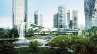 Progetto CMR Big Data Valley, giardino sul tetto in Cina Progetto CMR Big Data Valley, giardino sul tetto in Cina