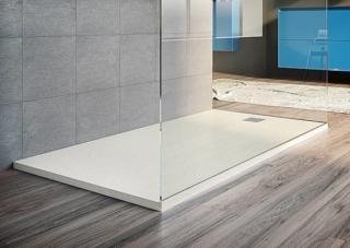 piatto doccia di Spoldi è proposto in finitura liscia o effetto pietra e in 4 colorazioni: bianco, tortora, grigio e nero realizzato in solid surface piatto doccia di Spoldi è proposto in finitura liscia o effetto pietra e in 4 colorazioni: bianco, tortora, grigio e nero realizzato in solid surface