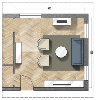 Centrato sulla parete,
il camino è il fulcro della composizione: sul lato opposto gli fa da contrappunto un sistema attrezzato anche con
il porta tv. Tutte le sedute hanno una disposizione che favorisce la conversazione e possono godere del tepore del focolare.
Il tavolo-console
nella quotidianità ha funzione decorativa ed è comodo come piano d'appoggio. Per pochi oggetti, però, visto che vanno rimossi ogni volta che lo si utilizza. Una lampada
da tavolo aggiunge un punto luce e crea atmosfera.
Un mobile alto, organizzato con elementi chiusi e mensole a giorno, risponde alle diverse esigenze del living. E in più, con i pieni e i vuoti, alleggerisce visivamente la parete. Centrato sulla parete,
il camino è il fulcro della composizione: sul lato opposto gli fa da contrappunto un sistema attrezzato anche con
il porta tv. Tutte le sedute hanno una disposizione che favorisce la conversazione e possono godere del tepore del focolare.
Il tavolo-console
nella quotidianità ha funzione decorativa ed è comodo come piano d'appoggio. Per pochi oggetti, però, visto che vanno rimossi ogni volta che lo si utilizza. Una lampada
da tavolo aggiunge un punto luce e crea atmosfera.
Un mobile alto, organizzato con elementi chiusi e mensole a giorno, risponde alle diverse esigenze del living. E in più, con i pieni e i vuoti, alleggerisce visivamente la parete.