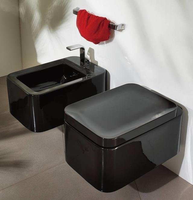 arredare il bagno con i sanitari neri Nile di Flaminia arredare il bagno con i sanitari neri Nile di Flaminia