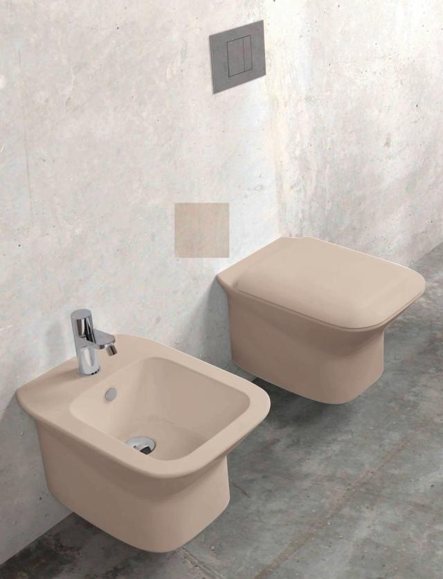sanitari Prua in rosa cipria di Azzurra Ceramica sanitari Prua in rosa cipria di Azzurra Ceramica