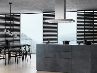 cappa aspirante a isola PUR 98 D di Miele in acciaio inox cappa aspirante a isola PUR 98 D di Miele in acciaio inox