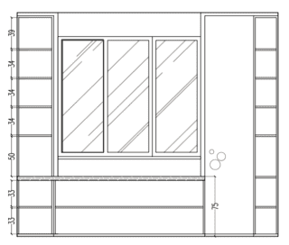 vista frontale camera sfruttare spazio intorno finestra vista frontale camera sfruttare spazio intorno finestra