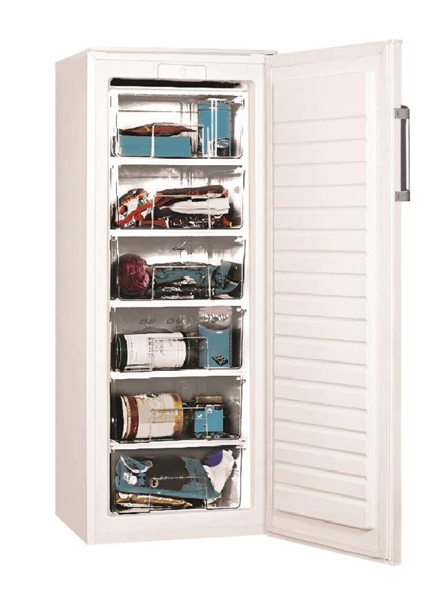 congelatore verticale monoporta CSOUS 5142WH di Candy con 6 cassetti congelatore verticale monoporta CSOUS 5142WH di Candy con 6 cassetti