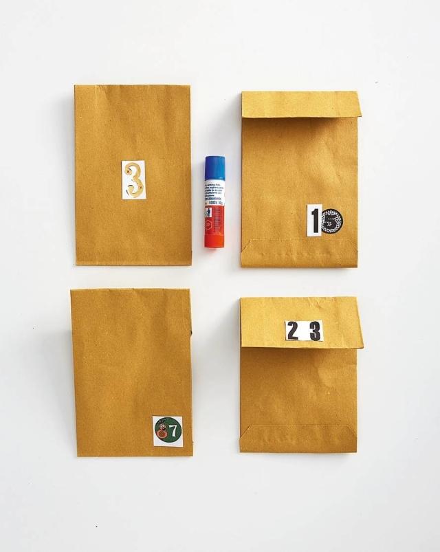 bustine per calendario dell'Avvento fai da te bustine per calendario dell'Avvento fai da te