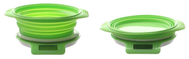Bilancia da cucina elettronica di Kasanova per pesare anche i liquidi Bilancia da cucina elettronica di Kasanova per pesare anche i liquidi