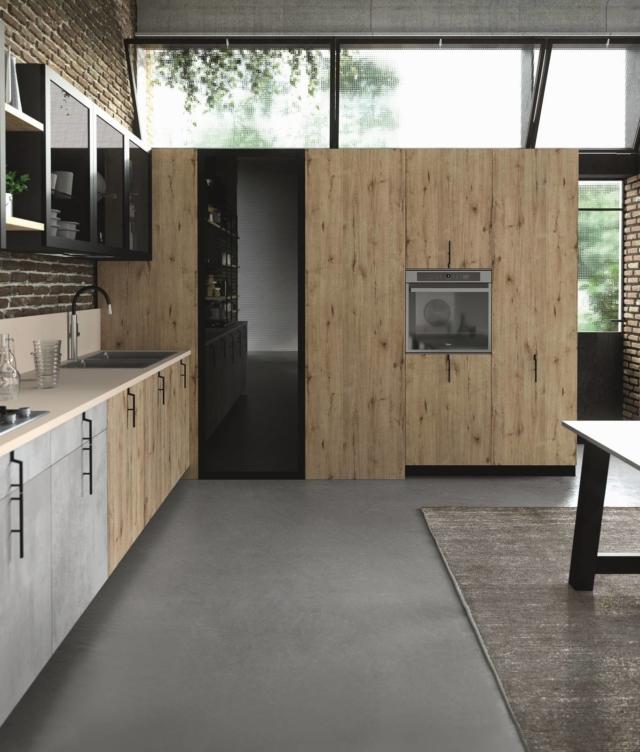 aran Cucine_Lab13_Garage Style2 (4) cucina con maniglie aran Cucine_Lab13_Garage Style2 (4) cucina con maniglie