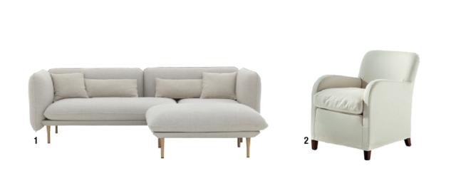1. YUVA – Anno: 2012 – Design: Studio Aksu Suardi – Produttore: De Padova
• Il divano fa parte di una serie di imbottiti caratterizzati da linee morbide e confortevoli e da un design basato sulla ripetizione delle forme nei diversi componenti della struttura.
2. SUSANNA – Anno: 1990 – Design: Vico Magistretti – Produttore: De Padova
• Un pezzo contemporaneo che rivisita lo stile della poltroncina classica: non cambiano le linee, ma i rivestimenti si alleggeriscono e le dimensioni compatte ne fanno quasi un pezzo salvaspazio, adatto a tutti gli ambienti e non soltanto al living. 1. YUVA – Anno: 2012 – Design: Studio Aksu Suardi – Produttore: De Padova
• Il divano fa parte di una serie di imbottiti caratterizzati da linee morbide e confortevoli e da un design basato sulla ripetizione delle forme nei diversi componenti della struttura.
2. SUSANNA – Anno: 1990 – Design: Vico Magistretti – Produttore: De Padova
• Un pezzo contemporaneo che rivisita lo stile della poltroncina classica: non cambiano le linee, ma i rivestimenti si alleggeriscono e le dimensioni compatte ne fanno quasi un pezzo salvaspazio, adatto a tutti gli ambienti e non soltanto al living.