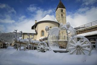 san martino di castrozza addobbi natalizi innevati san martino di castrozza addobbi natalizi innevati