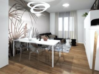 Modello Esprit di Glamora per questa versione della parete dietro a tavolo e divano. Modello Esprit di Glamora per questa versione della parete dietro a tavolo e divano.