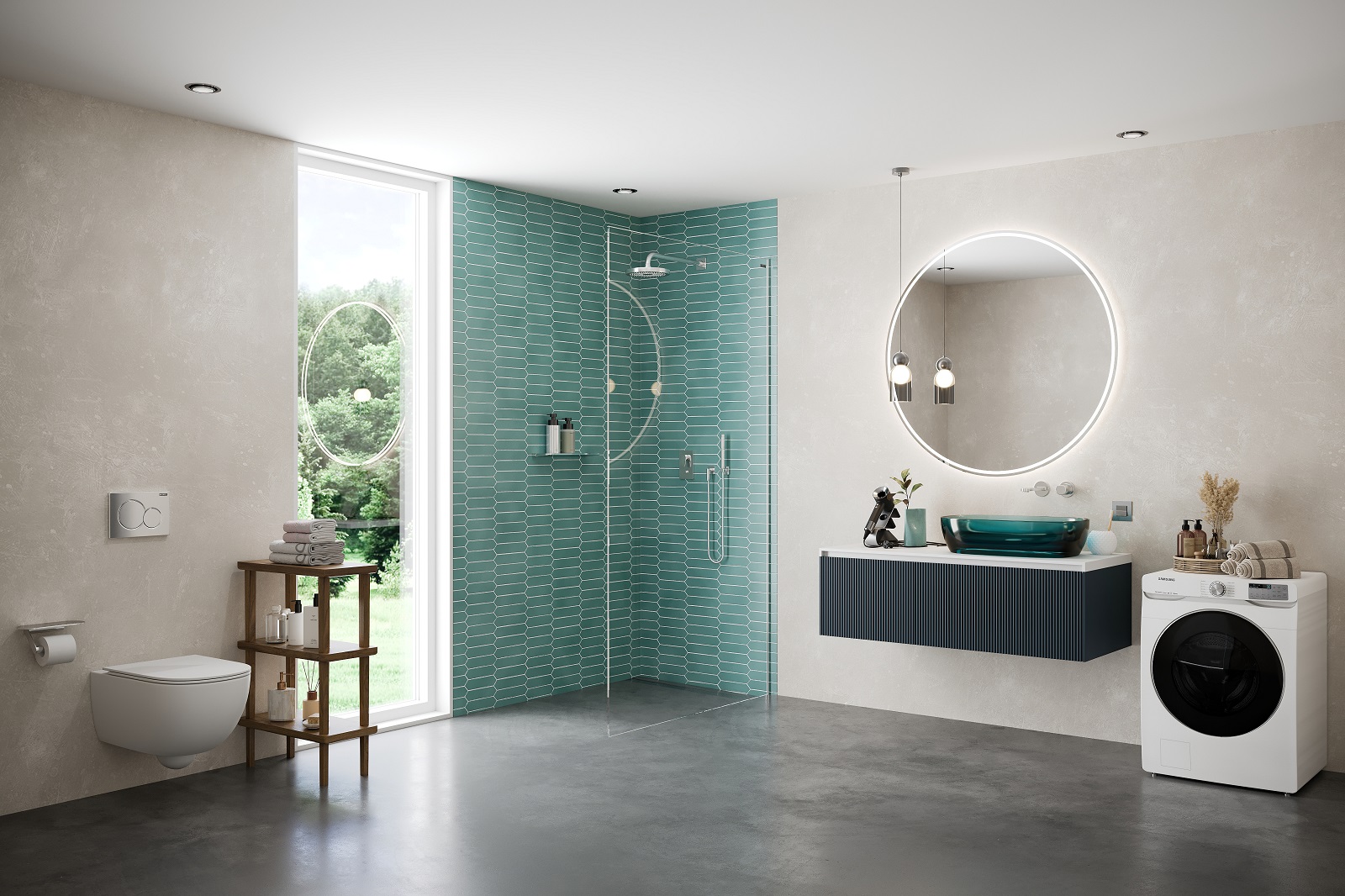 Il modello walk-in Air 2 di Duscholux ha sottile profilo a parete che può essere incassato, mentre il profilo invisibile ultrapiatto (2,2 mm) a pavimento viene posizionato in appoggio con uno speciale collante. Il vetro ha uno spessore di 10 mm ed è disponibile trasparente, fumé, completamente o parzialmente satinato, extra chiaro e colorato. Misura L 150 x H 220 cm. Prezzo 2.104,50 euro. www.duscholux.it Il modello walk-in Air 2 di Duscholux ha sottile profilo a parete che può essere incassato, mentre il profilo invisibile ultrapiatto (2,2 mm) a pavimento viene posizionato in appoggio con uno speciale collante. Il vetro ha uno spessore di 10 mm ed è disponibile trasparente, fumé, completamente o parzialmente satinato, extra chiaro e colorato. Misura L 150 x H 220 cm. Prezzo 2.104,50 euro. www.duscholux.it