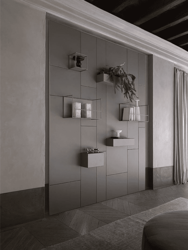 mobili trasformabili ronda design caddy boiserie con mensole magnetiche mobili trasformabili ronda design caddy boiserie con mensole magnetiche