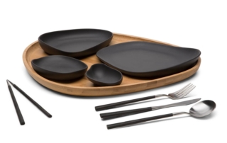 posate piatti NatuzziItalia_CIBLACK_PEBBLES posate piatti NatuzziItalia_CIBLACK_PEBBLES