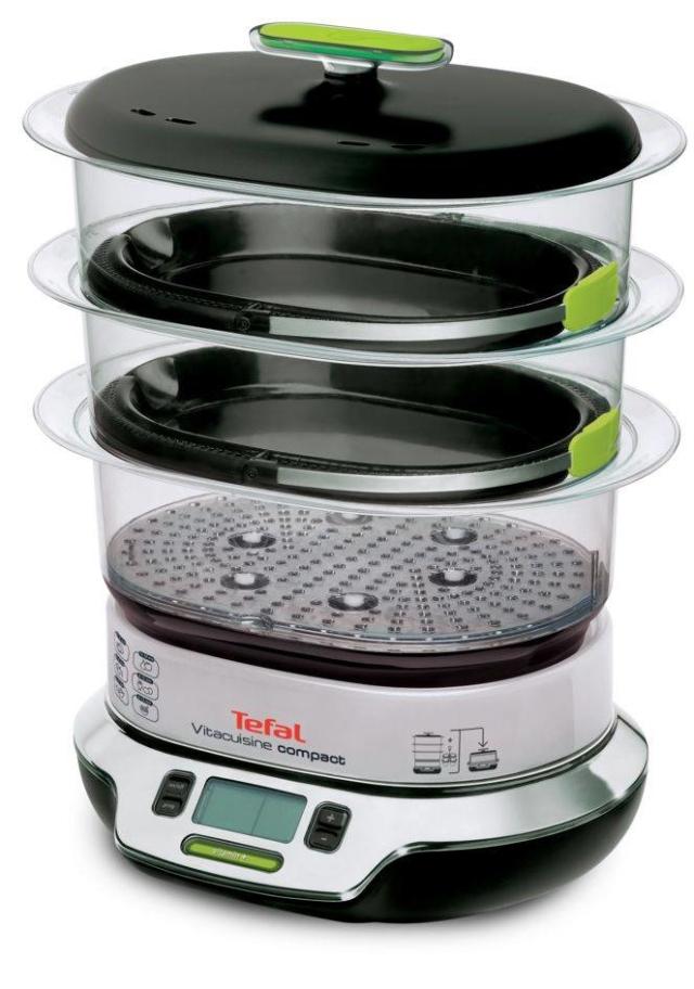 vaporiera elettrica Vitacuisine Compact VS4003 di Tefal vaporiera elettrica Vitacuisine Compact VS4003 di Tefal