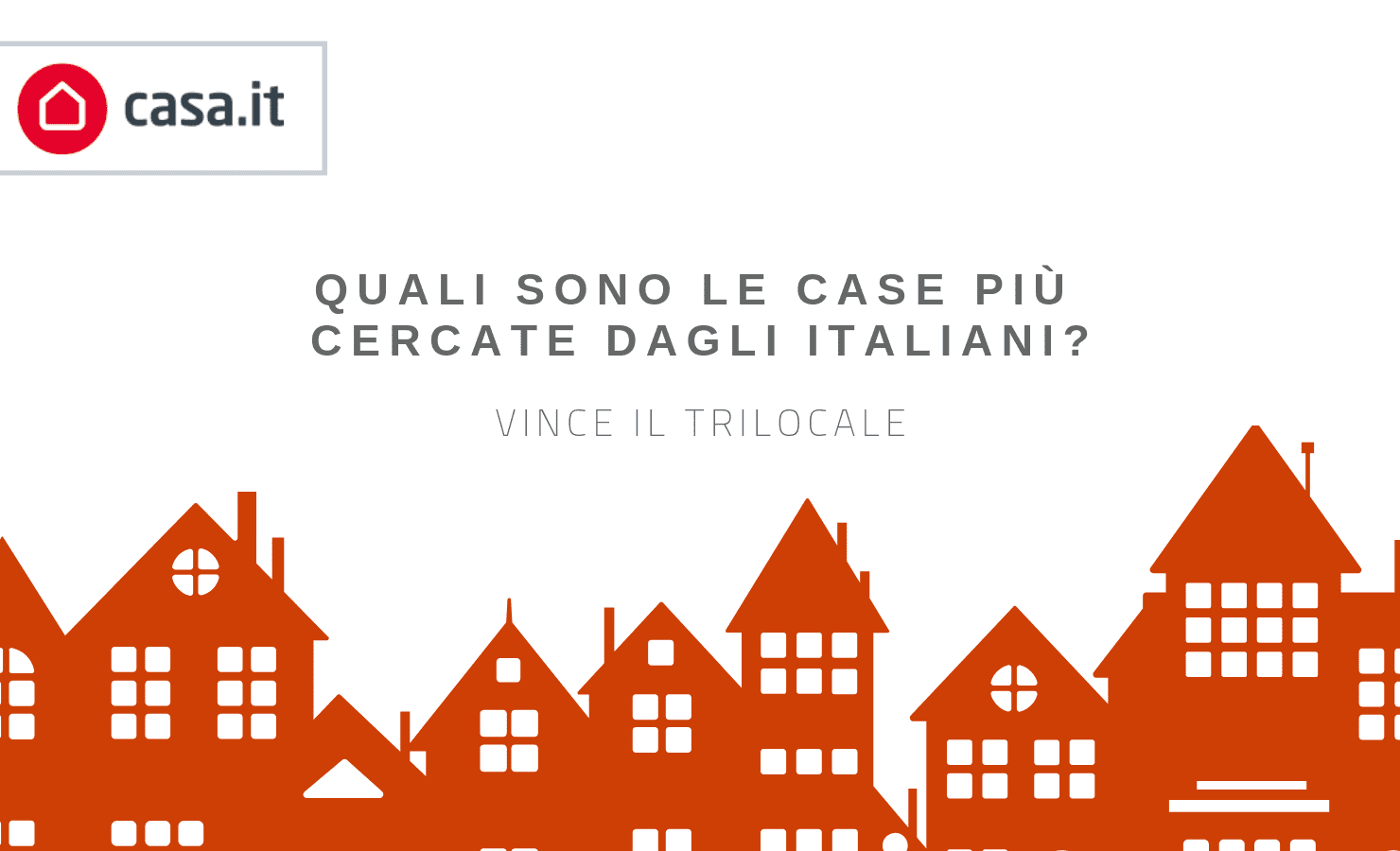 Ricerca di Casa.it: il trilocale la casa più cercata dagli italiani