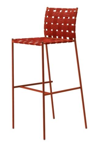 Sgabello rosso Tagliatelle Alias Sgabello rosso Tagliatelle Alias