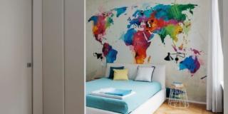 camera-parete-colorata