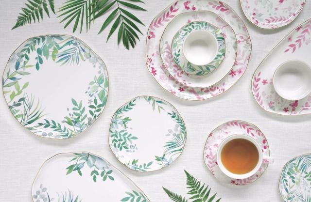 piatti decorati Homi 2019 easy life-amazzonia paradise-piatti piatti decorati Homi 2019 easy life-amazzonia paradise-piatti