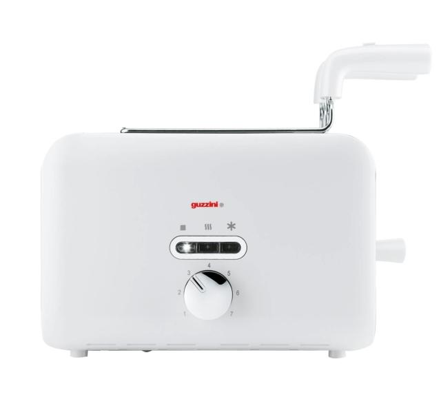 tostapane bianco G-Style di Guzzini 850 watt tostapane bianco G-Style di Guzzini 850 watt