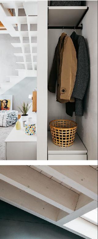 scala, zona tv, guardaroba per i cappotti scala, zona tv, guardaroba per i cappotti