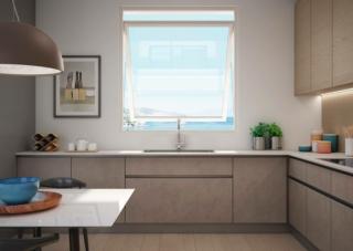 Oknoplast Prolux Swing ambientato cucina