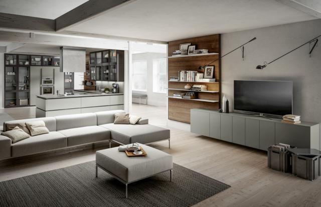 cucina e soggiorno coordinati Zetasei di Arredo3 cucina e soggiorno coordinati Zetasei di Arredo3