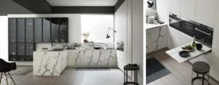 cucina con pianetto estraibile salvaspazio Loft di Arrex Le Cucine cucina con pianetto estraibile salvaspazio Loft di Arrex Le Cucine