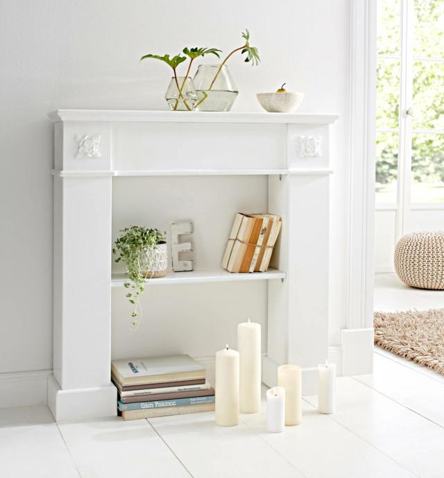 bonprix Valerie Consolle a forma di caminetto shabby chic bonprix Valerie Consolle a forma di caminetto shabby chic