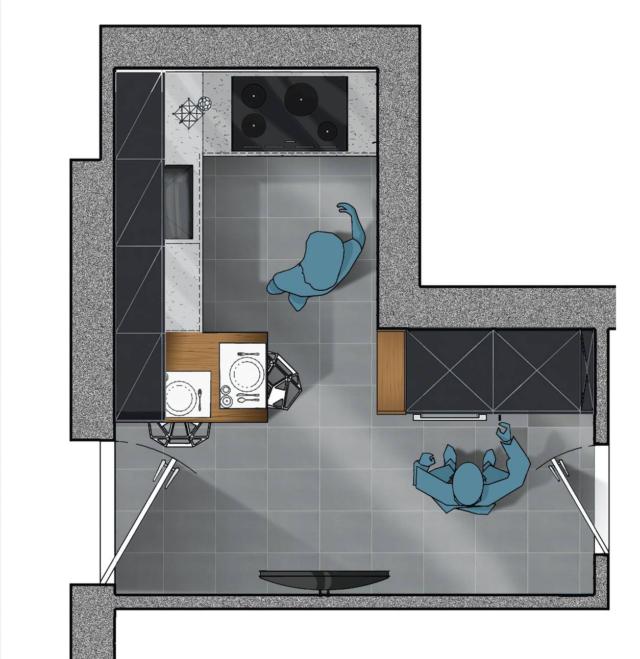 Progetto in pianta di Arredo3 Progetto in pianta di Arredo3