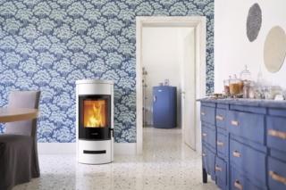 stufa a legna E129 BCS di Piazzetta in classe energetica A+ stufa a legna E129 BCS di Piazzetta in classe energetica A+