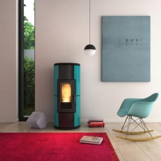 stufa a pellet a convenzione naturale R-EVOLUTION 11 C di Ravelli in classe energetica A+ stufa a pellet a convenzione naturale R-EVOLUTION 11 C di Ravelli in classe energetica A+