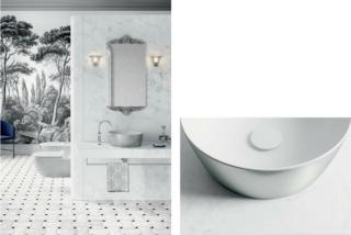 WC Pura 55x36 DualGlaze – Bidet Pura 55x36 – Lavabo Sand ø40