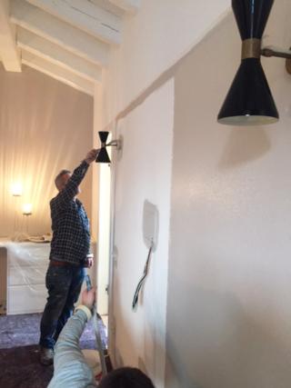 Camera da letto montaggio lampade Camera da letto montaggio lampade