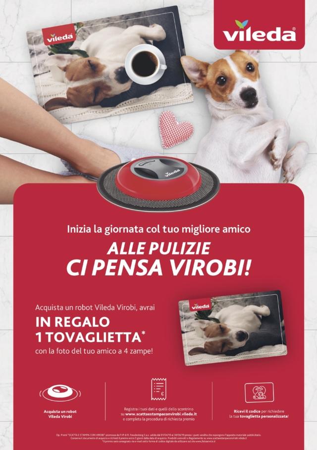 Promo “Scatta e stampa con Virobi” di Vileda Promo “Scatta e stampa con Virobi” di Vileda