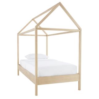 struttura letto a forma di casa di Maison du Monde in legno di pino struttura letto a forma di casa di Maison du Monde in legno di pino
