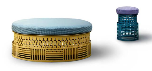 daa TRAME pouf salone 2019 daa TRAME pouf salone 2019