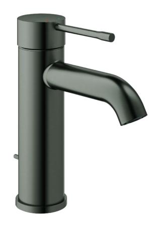 rubinetto monocomando per lavabo della collezione Spa Colors linea Essence di Grohe in finitura nera spazzolata rubinetto monocomando per lavabo della collezione Spa Colors linea Essence di Grohe in finitura nera spazzolata