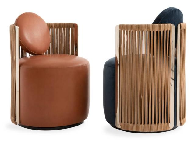 fendi casa Thea poltrona salone 2019 fendi casa Thea poltrona salone 2019