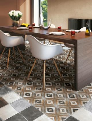 3D rendering Stylish Dining Room in Warm Colors; Shutterstock ID 396439546; Purchase Order: Claudia Capitani; Job: Miami Cir; Client/Licensee: ; Other: