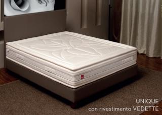 materasso UNIQUE VEDETTE di Epeda a molle indipendenti con rivestimento pillow top in Memory e seta materasso UNIQUE VEDETTE di Epeda a molle indipendenti con rivestimento pillow top in Memory e seta