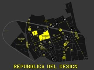 Mappa del distretto La Repubblica del Design con gli eventi in programma per il Fuorisalone 2019. Mappa del distretto La Repubblica del Design con gli eventi in programma per il Fuorisalone 2019.