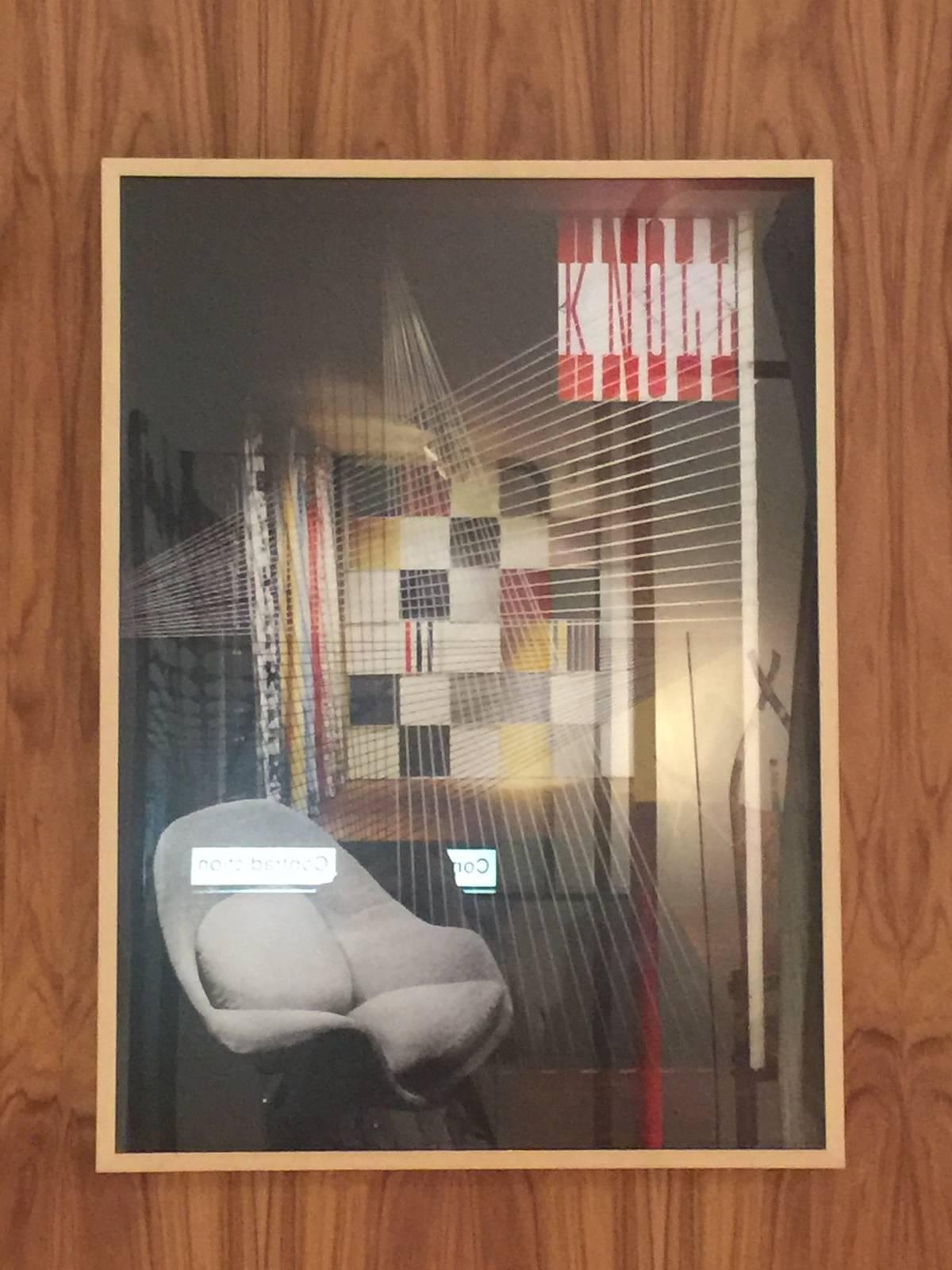 Il primo poster di Knoll International (1967, Massimo Vigelli). Il primo poster di Knoll International (1967, Massimo Vigelli).