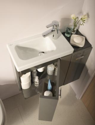 Il piano lavabo Mini di Acquabella per piccoli bagni