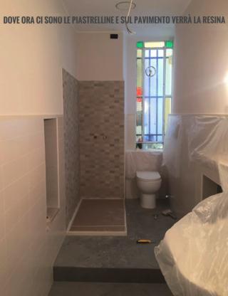 tolto box doccia e coperto le pareti tolto box doccia e coperto le pareti