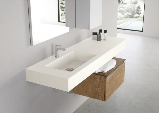 top sospeso bianco in resina Forma Kube di Gruppo Geromin top sospeso bianco in resina Forma Kube di Gruppo Geromin