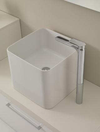 lavabo extra alto Kuadro+ di Ceramica Althea lavabo extra alto Kuadro+ di Ceramica Althea