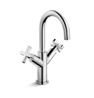 rubinetteria lavabo monoforo Lira di Nobili Rubinetterie interpreta in chiave contemporanea la classica manopola a croce rubinetteria lavabo monoforo Lira di Nobili Rubinetterie interpreta in chiave contemporanea la classica manopola a croce