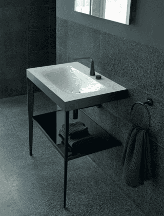 bacinella soprapiano in ceramica Viu di Duravit nella versione c-bonded bacinella soprapiano in ceramica Viu di Duravit nella versione c-bonded